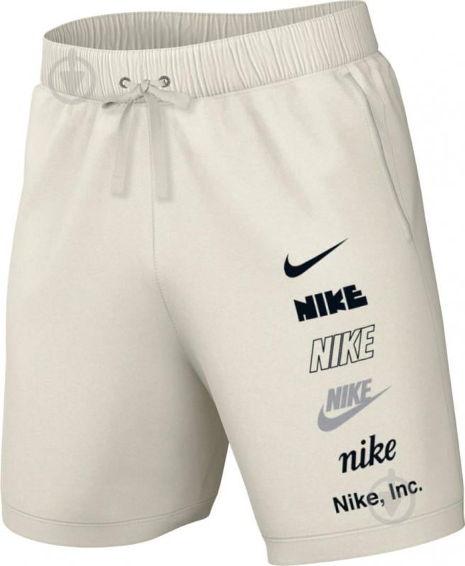 Шорти Nike CLUB+ FT SHORT MLOGO FB8830-030 р. L бежевий - фото 8