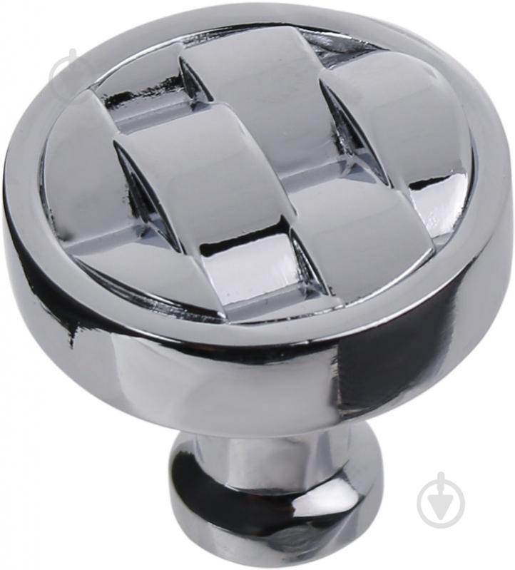 Мебельная ручка кнопка Kerron EL-7150 хром - фото 1