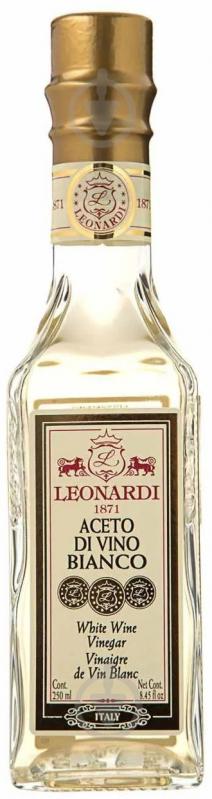 Уксус Leonardi Уксус винный белый 250 мл - фото 1