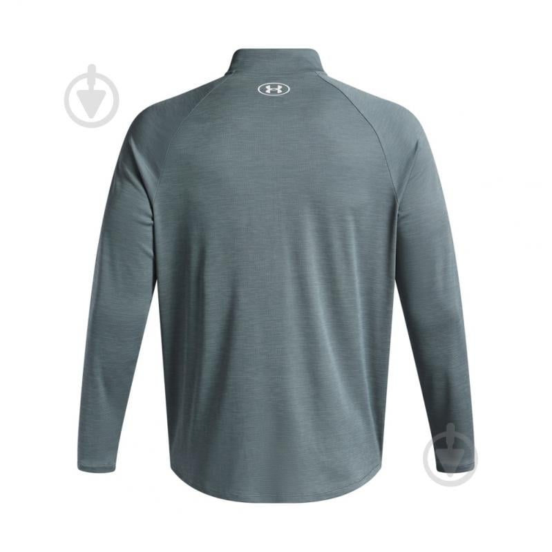 Джемпер Under Armour Tech Textured 1/2 Zip 1382797-587 р.XL зеленый - фото 3