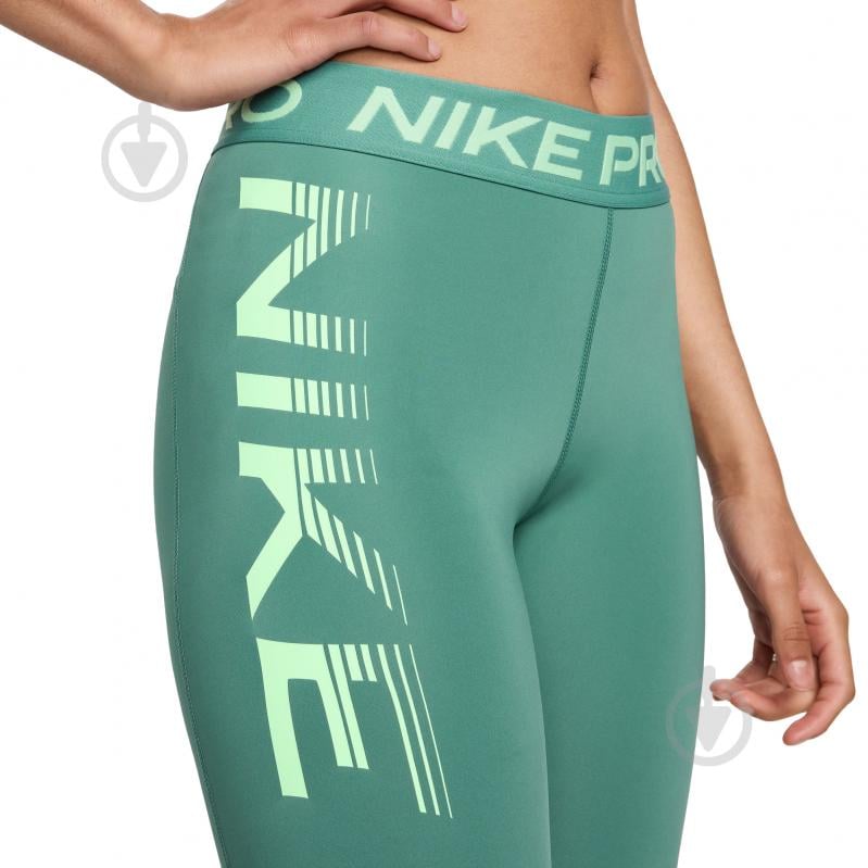 Лосины Nike W NP DF R 7/8 GRX TIGHT FN4984-361 р.S зеленый - фото 4