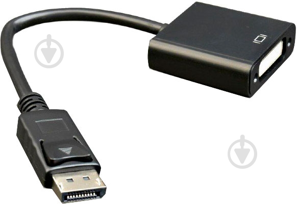 Адаптер Cablexpert 0,1 м черный (AB-DPM-DVIF-002) - фото 2