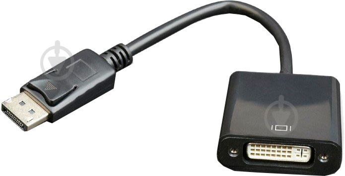 Адаптер Cablexpert 0,1 м черный (AB-DPM-DVIF-002) - фото 1