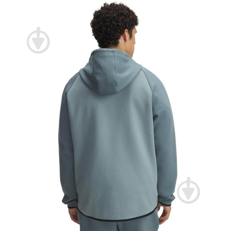 Худи Under Armour Unstoppable Flc FZ HD EU 1389352-587 р.XL зеленый - фото 2 Худи Under Armour Unstoppable Flc FZ HD EU 1389352-587 р.XL зеленый - фото 2