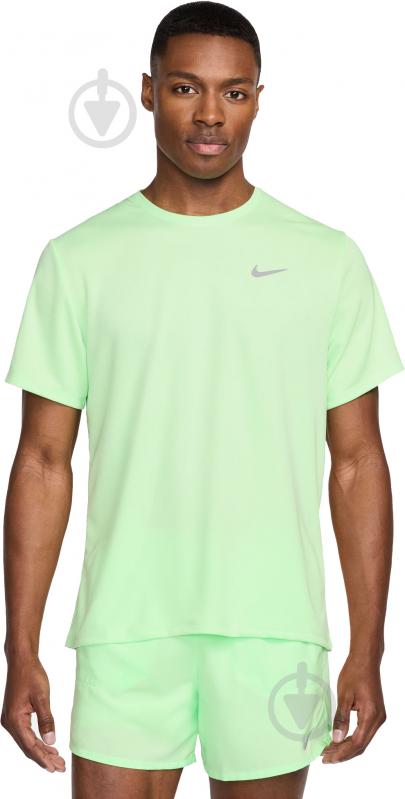 Футболка Nike NK DF UV ILER SS DV9315-376 р.2XL зеленый - фото 1