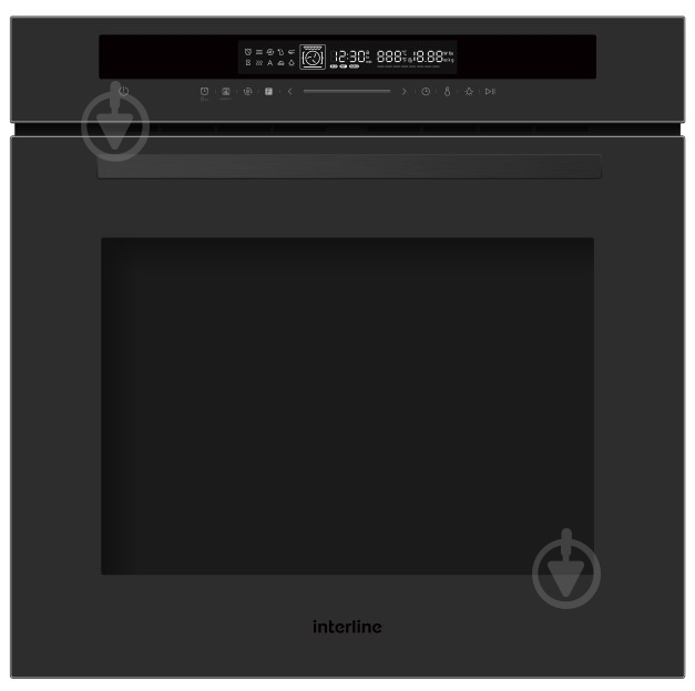 Духова шафа Interline OEG 935 STG BA Pure Black - фото 1 Духова шафа Interline OEG 935 STG BA Pure Black - фото 1