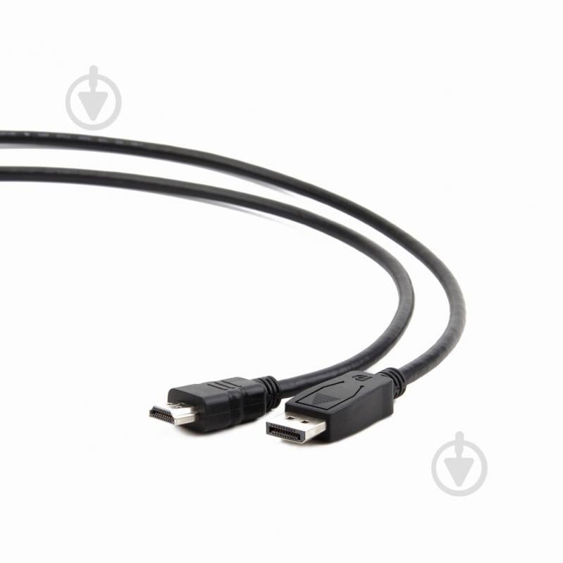 Кабель Cablexpert 5 м чорний (CC-DP-HDMI-5M) DisplayPort-HDMI - фото 1 Кабель Cablexpert 5 м чорний (CC-DP-HDMI-5M) DisplayPort-HDMI - фото 1