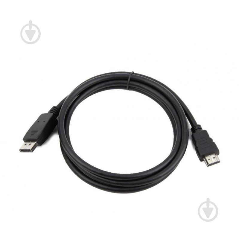 Кабель Cablexpert 5 м чорний (CC-DP-HDMI-5M) DisplayPort-HDMI - фото 2 Кабель Cablexpert 5 м чорний (CC-DP-HDMI-5M) DisplayPort-HDMI - фото 2