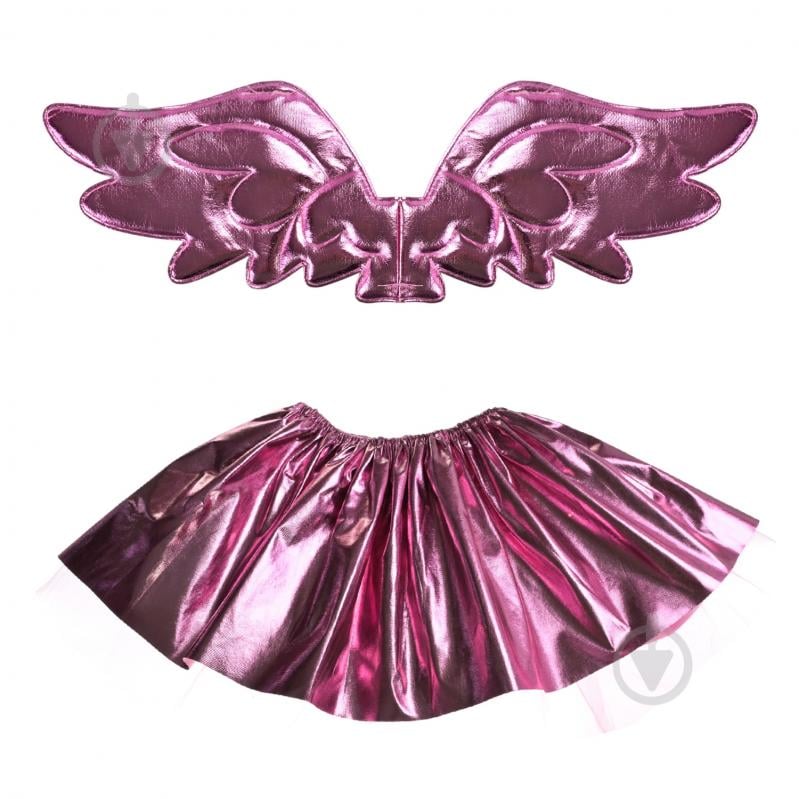 Костюм детский карнавальный Shantou обруч, крылья, юбка фиолетовый E2503 - фото 2