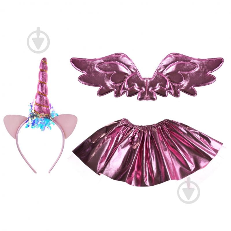 Костюм детский карнавальный Shantou обруч, крылья, юбка фиолетовый E2503 - фото 1