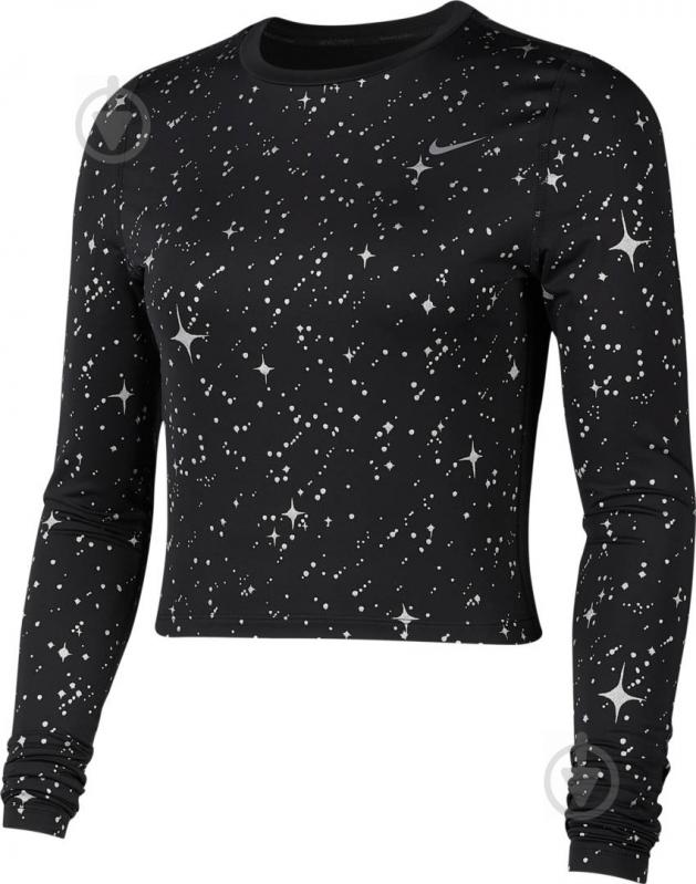 Світшот Nike W NP WM STARRY NIGHT MTLC TOP BV5566-010 р. M чорний - фото 1