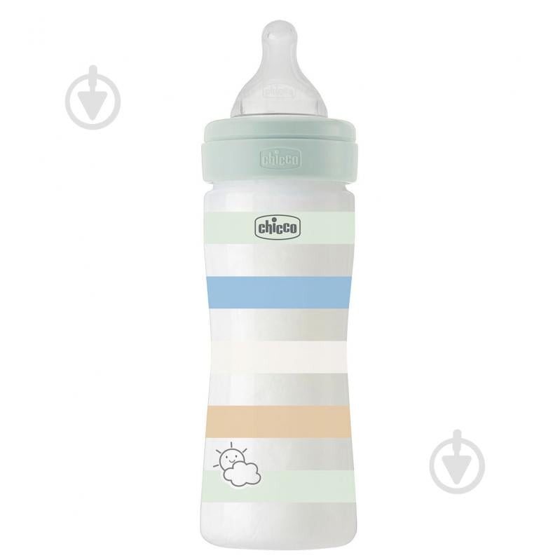 Пляшечка Chicco Well-Being Colors 2м+ м'ятна 250 мл (28623.21) - фото 1