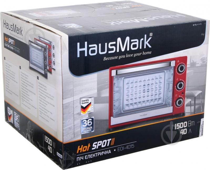 ВИТРИНА! Электрическая печь HausMark EOI-4015RD - фото 9