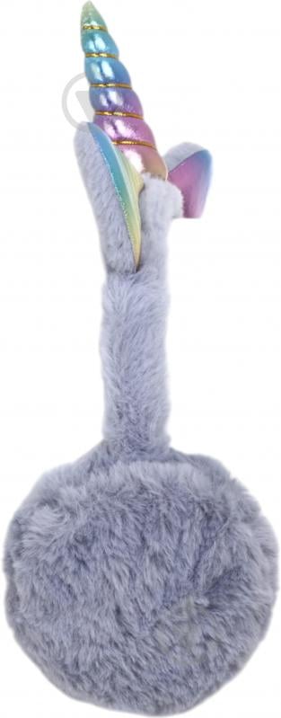 Головний убір Shantou навушники хутряні дитячі єдиноріг сірий E2307 E2307 р.OS сірий - фото 3