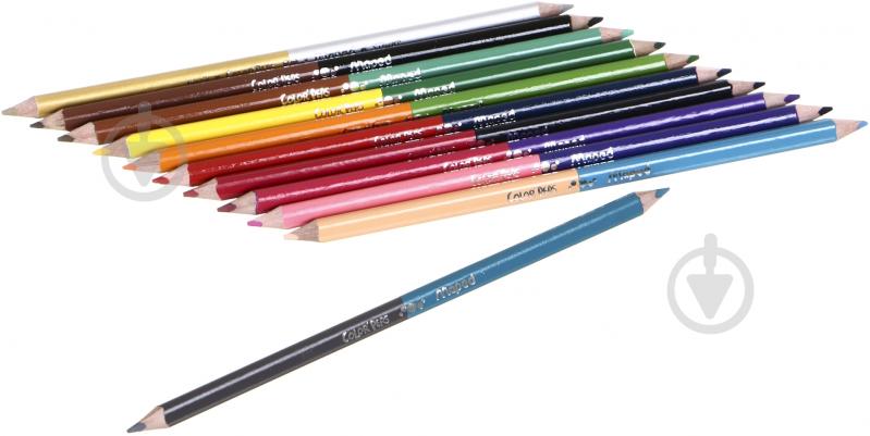 Олівці кольорові Color'peps Duo 12 шт. 24 кольори Maped - фото 2