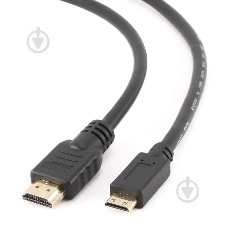 Кабель Cablexpert HDMI – mini 3 м чорний (CC-HDMI4C-10) HDMI V.1.4 вилка-C (mini) з позолоченими контактами - фото 2