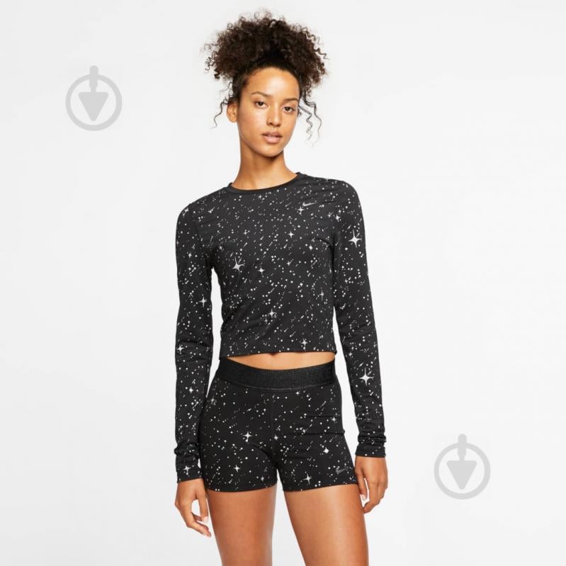 Світшот Nike W NP WM STARRY NIGHT MTLC TOP BV5566-010 р. XS чорний - фото 4