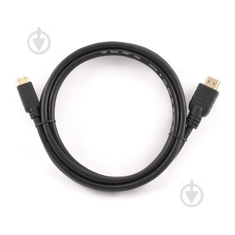 Кабель Cablexpert HDMI – mini 1,8 м чорний (CC-HDMI4C-6) HDMI V.1.4 вилка-C (mini) з позолоченими контактами - фото 3