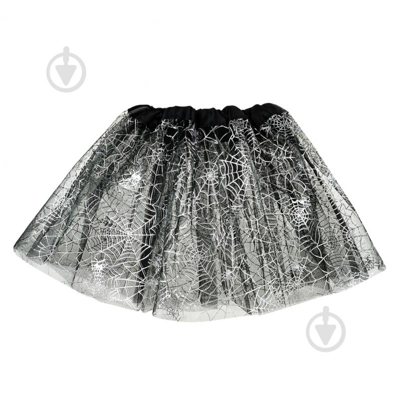 Костюм детский карнавальный Shantou юбка, крылья, обруч, волшебная палочка черный E2506-2 - фото 4