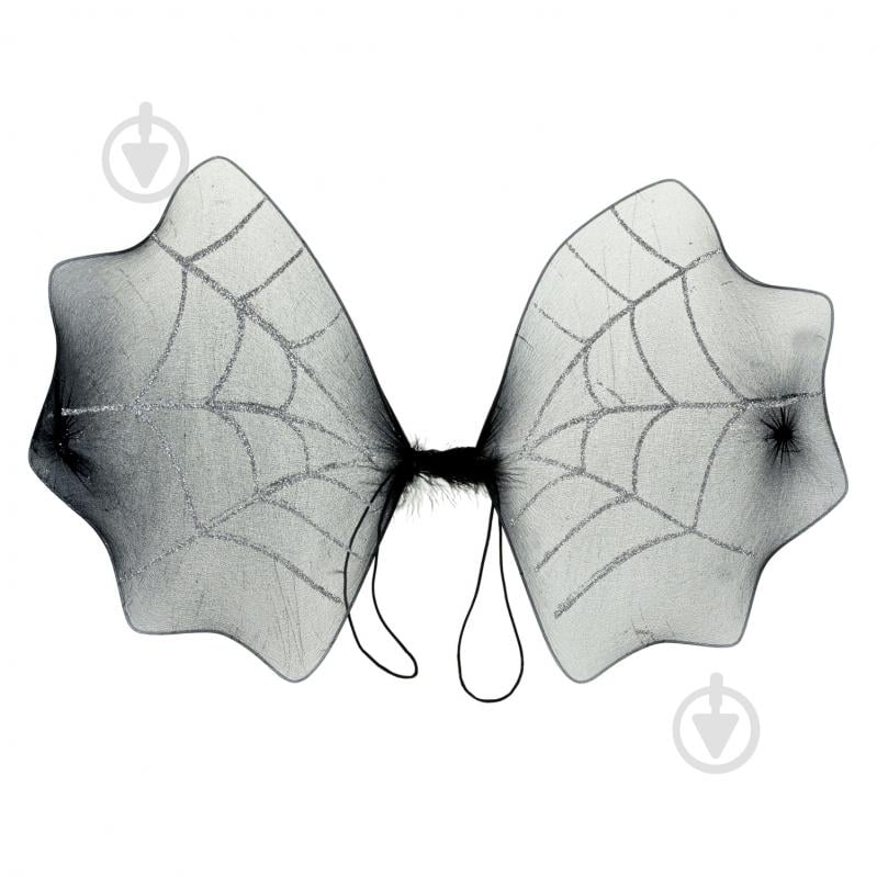 Костюм детский карнавальный Shantou юбка, крылья, обруч, волшебная палочка черный E2506-2 - фото 3