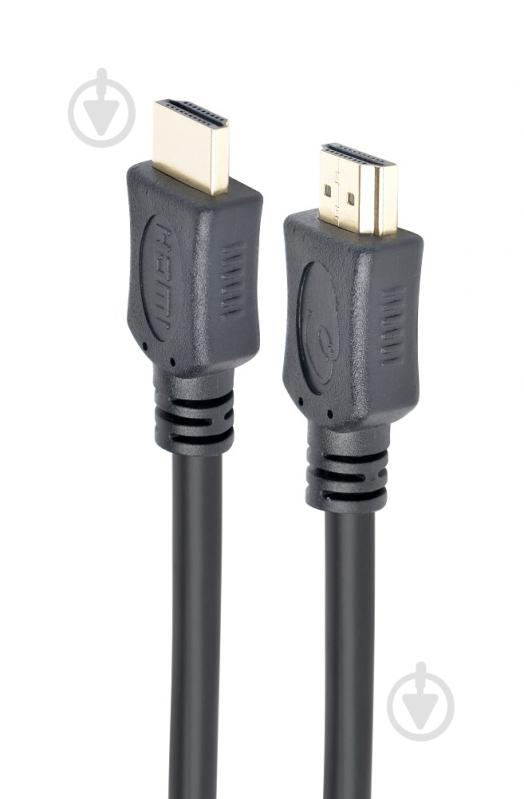 Кабель Cablexpert HDMI V.2.0 с позолоченими конекторами 0,5 м чорний (CC-HDMI4L-0.5M) - фото 2