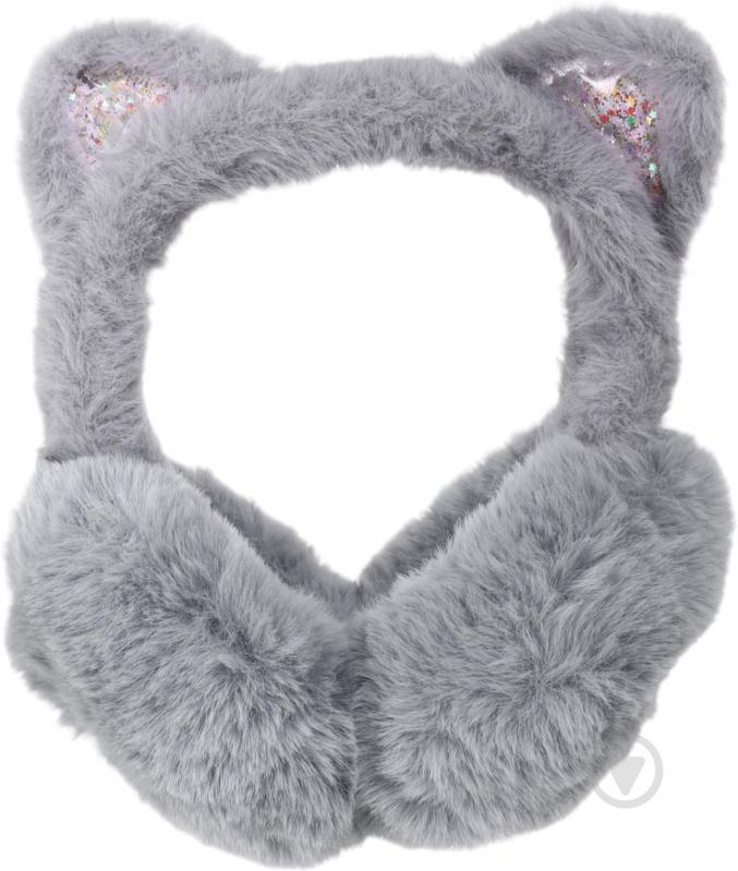 Головний убір Shantou навушники хутряні дитячі з вушками сірий E2316 E2316 р.OS сірий - фото 5