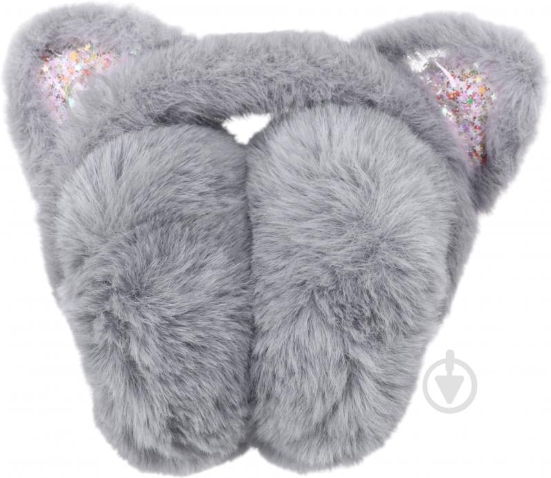 Головний убір Shantou навушники хутряні дитячі з вушками сірий E2316 E2316 р.OS сірий - фото 6