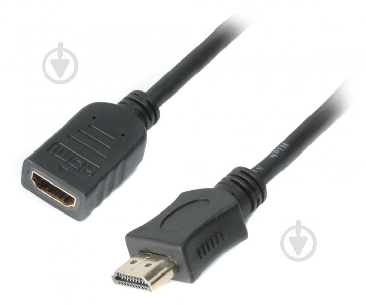 Кабель Cablexpert удлинитель 0,5 м черный (CC-HDMI4X-0.5M) удлинитель HDMI V.2.0, позолоченные коннекторы - фото 2