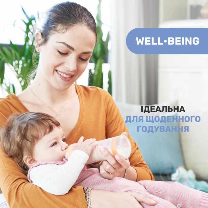 Пляшечка Chicco Well-Being Colors 0м+ 150 мл рожева (28611.11) - фото 5