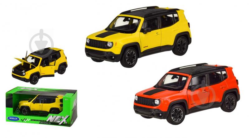 Автомодель Welly 1:24 Jeep Renegade Trailhawk в асортименті 24071W - фото 1