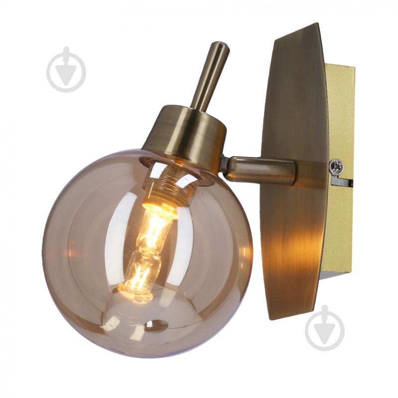 Спот Candellux Lentini 1x40 Вт G9 бурштиновий/латунь 21-16324 - фото 3