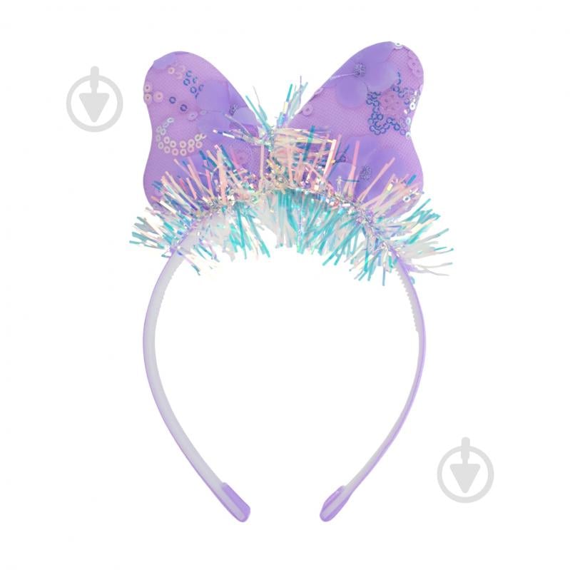 Костюм детский карнавальный Shantou обруч, волшебная палочка, юбка фиолетовый E2504-3 - фото 2