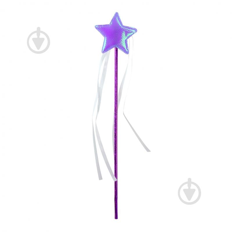 Костюм детский карнавальный Shantou обруч, волшебная палочка, юбка фиолетовый E2504-3 - фото 4