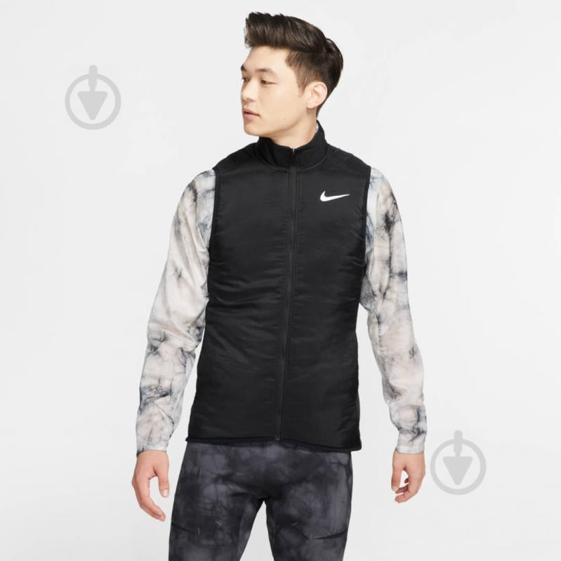 Жилет Nike M NK AROLYR VEST BV4878-010 р.XL чорний - фото 4