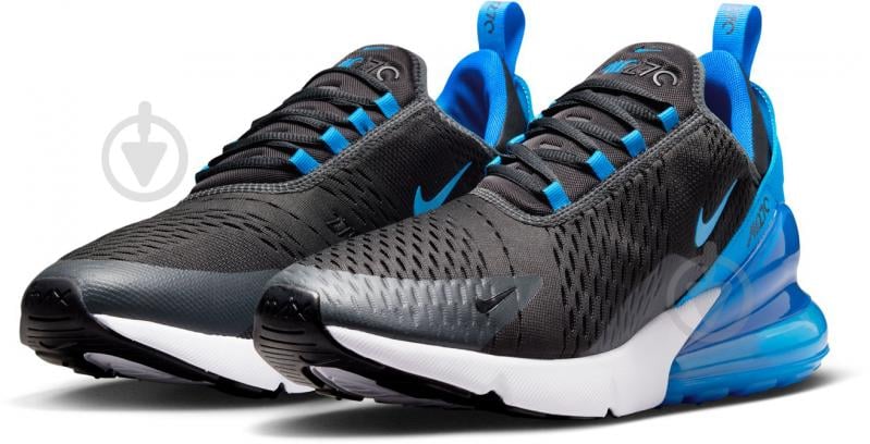 Кросівки чоловічі Nike AIR MAX 270 AH8050-028 р.43 чорно-сині - фото 5