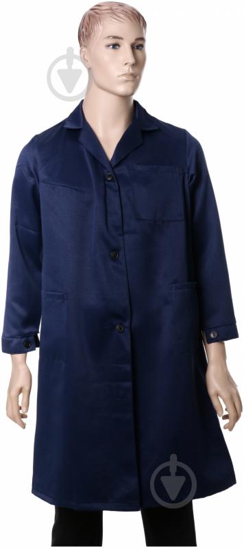 Халат рабочий Ди-версия р. XXL рост 3-4 10316027 синий - фото 1 Халат рабочий Ди-версия р. XXL рост 3-4 10316027 синий - фото 1