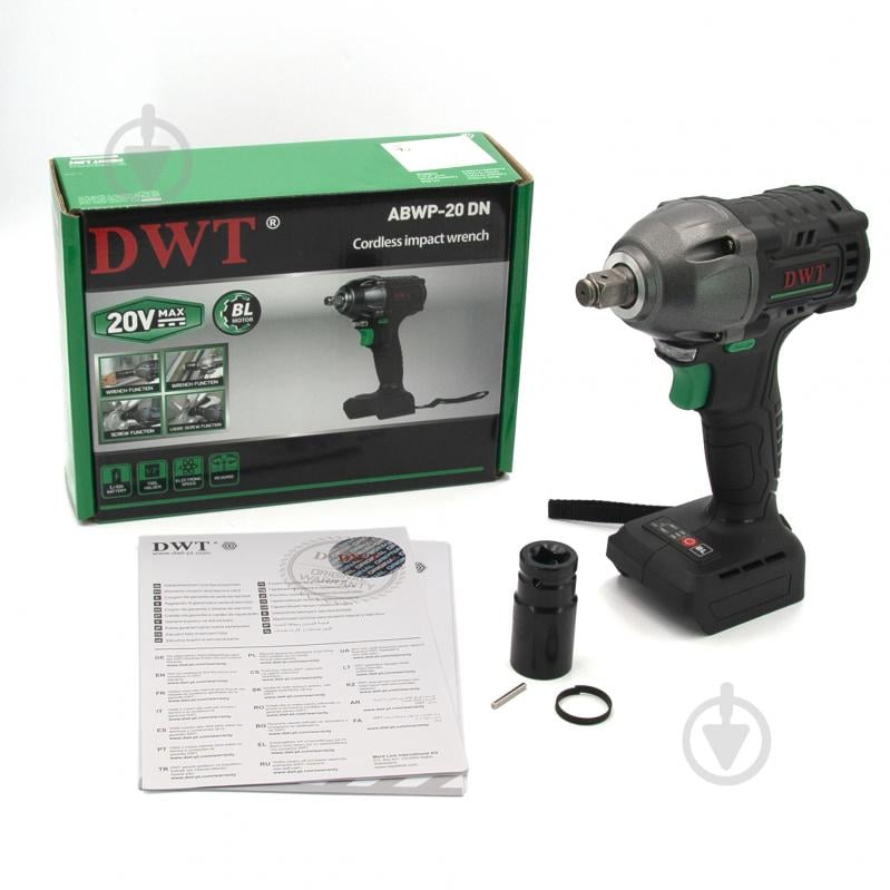 Гайковерт аккумуляторный DWT 350 Нм ABWP-20 DN - фото 6