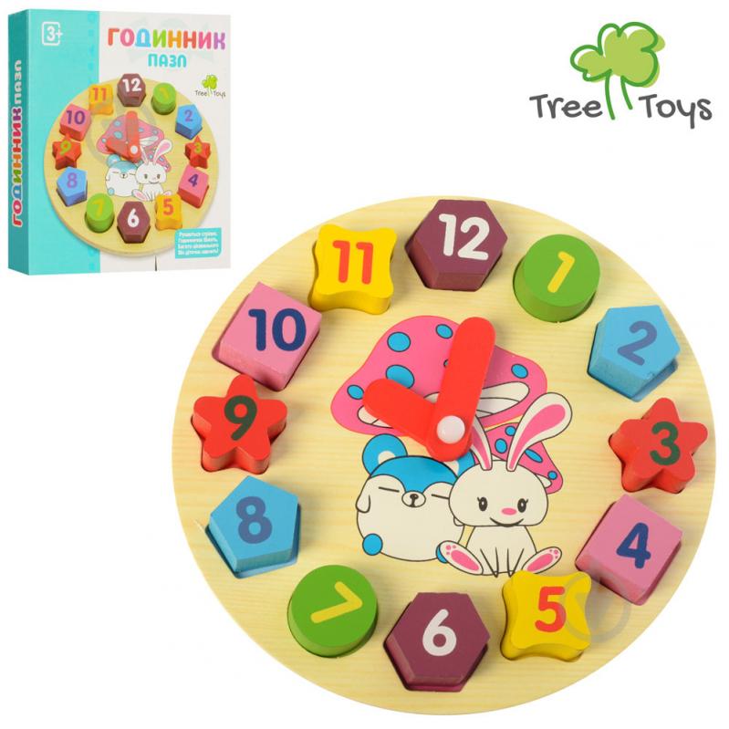 Игра деревянная TREE TOYS Часы MD 0719 - фото 2