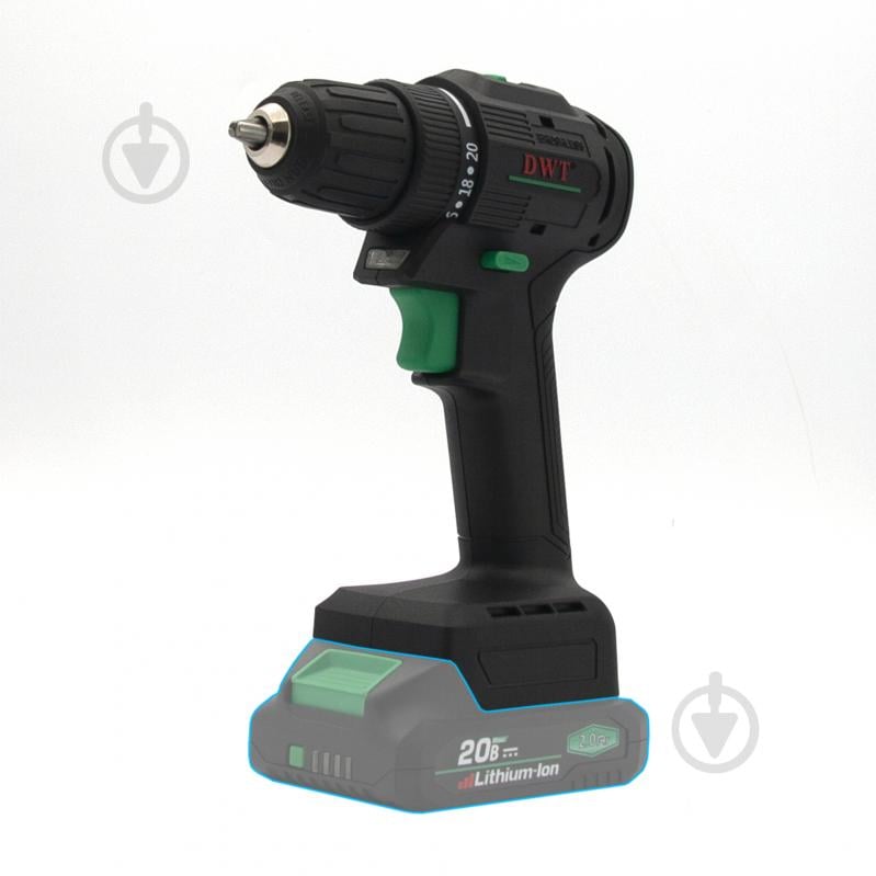 Шуруповерт аккумуляторный DWT ABSP-20 DN ABSP-20 DN - фото 1