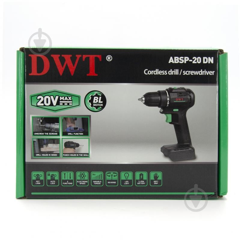 Шуруповерт аккумуляторный DWT ABSP-20 DN ABSP-20 DN - фото 8