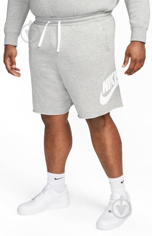 Шорти Nike NK CLUB ALUNI HBR FT SHORT DX0502-063 р. 3XL сірий - фото 8