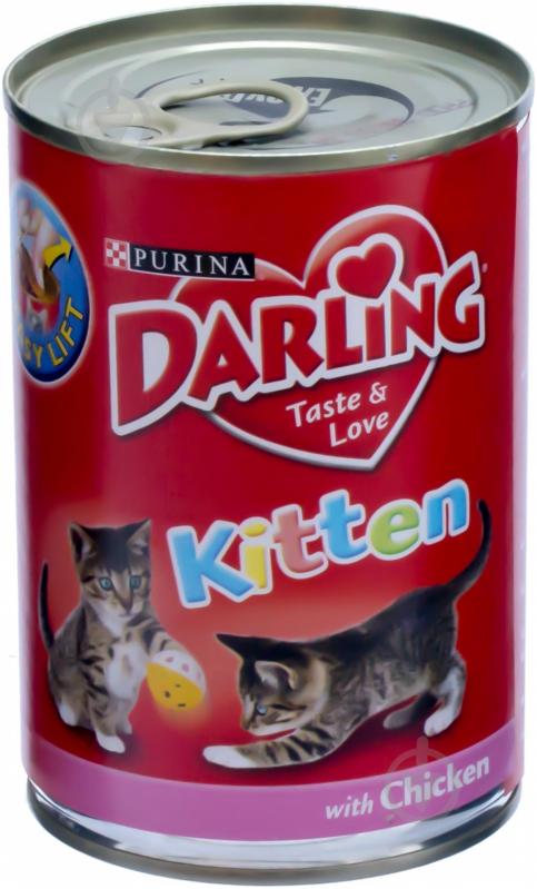 Корм Purina Darling Junior с курицей 12071503 400 г - фото 1 Корм Purina Darling Junior с курицей 12071503 400 г - фото 1