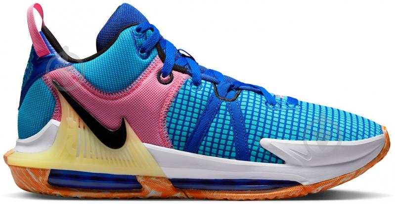 Кросівки чоловічі демісезонні Nike LEBRON WITNESS 7 DM1123-400 р.46 різнокольорові - фото 1