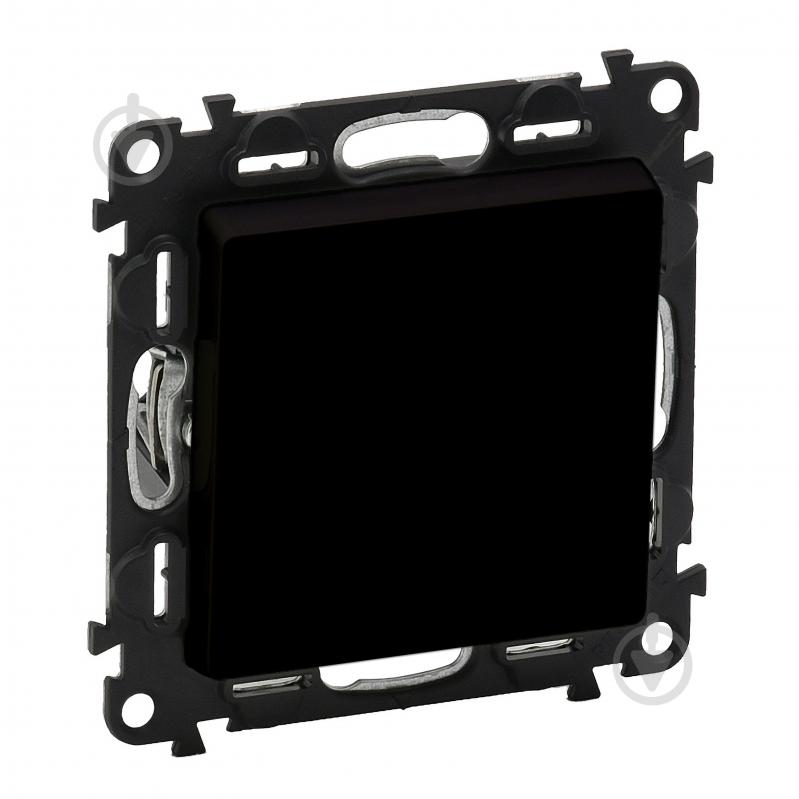 Переключатель перекрестный одноклавишный Legrand Life без подсветки черный матовый 756317 - фото 1 Переключатель перекрестный одноклавишный Legrand Life без подсветки черный матовый 756317 - фото 1