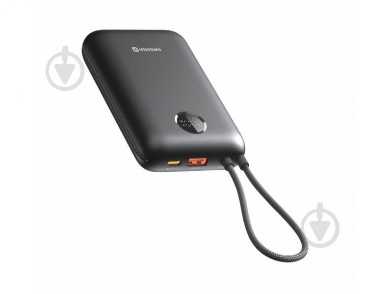 Повербанк SWISSTEN 30000 mAh black (8595217490574) 35W с кабелем Type-C/Lightning