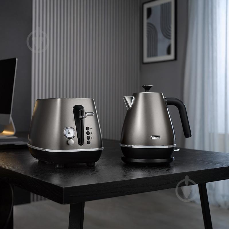 ВИТРИНА! Электрочайник Delonghi KBIN 2001.TB Distinta Titanium - фото 7 ВИТРИНА! Электрочайник Delonghi KBIN 2001.TB Distinta Titanium - фото 7