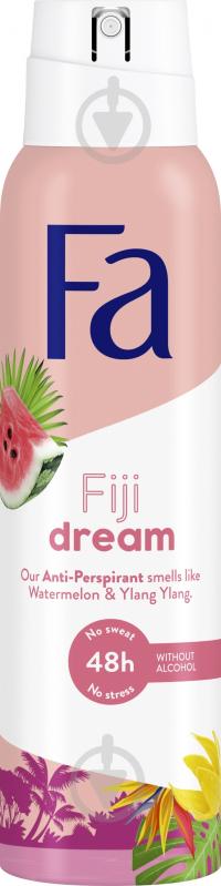 Антиперспирант для женщин Fa Ритми островів Fiji Dream Арбуз и Иланг-иланг 150 мл - фото 1