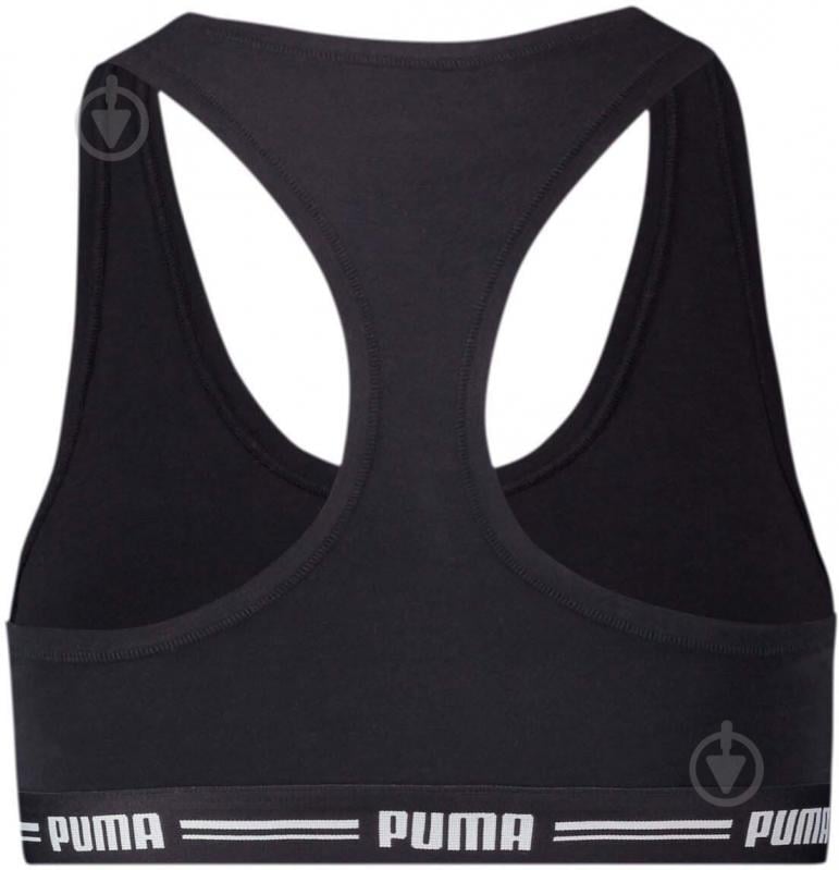 Бра Puma PUMA WOMEN RACER BACK TOP 1P HANG BLACK 90786204 р.M чорний - фото 2