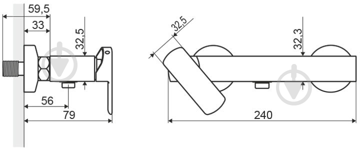 Смеситель для душа Excellent Pride AREX.4008CR - фото 2