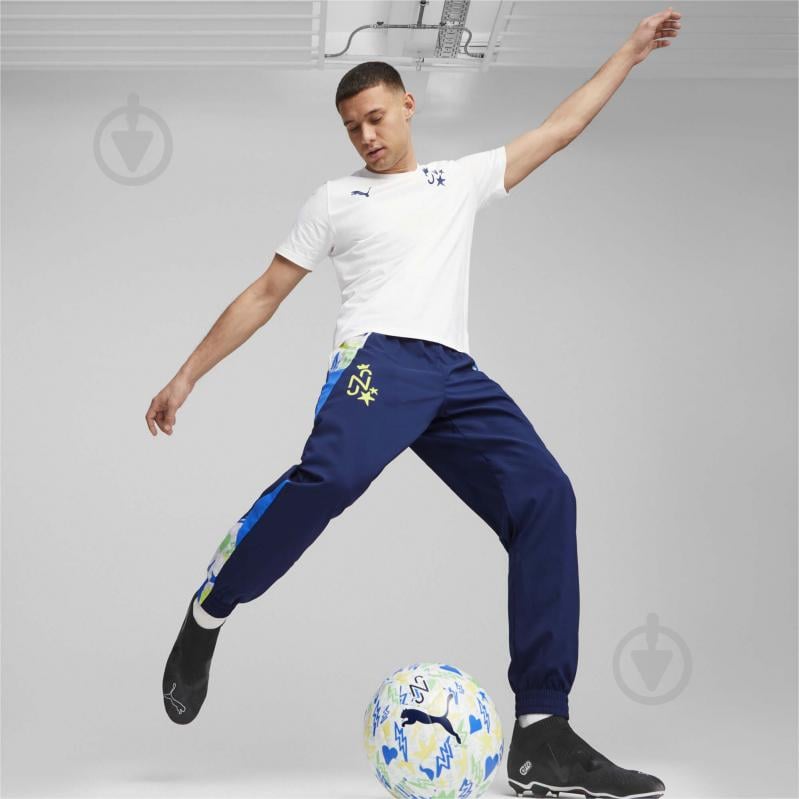 Футболка Puma NEYMAR JR INS. COTTON TEE 65850301 р.M белый - фото 4